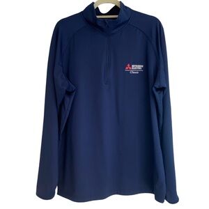 Byron Nelson pullover sweatshirt 1/4 zip front mock turtleneck Size X-Large